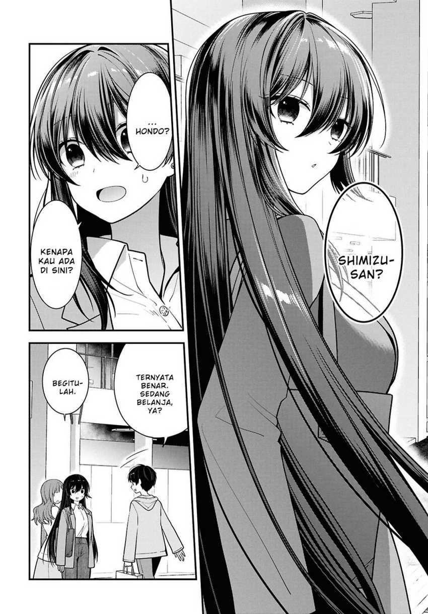 Tonari no Seki no Yankee Shimizu-san ga Kami o Kuroku Sometekita Chapter 5 Gambar 10