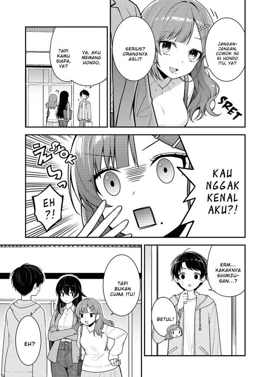 Tonari no Seki no Yankee Shimizu-san ga Kami o Kuroku Sometekita Chapter 5 Gambar 11