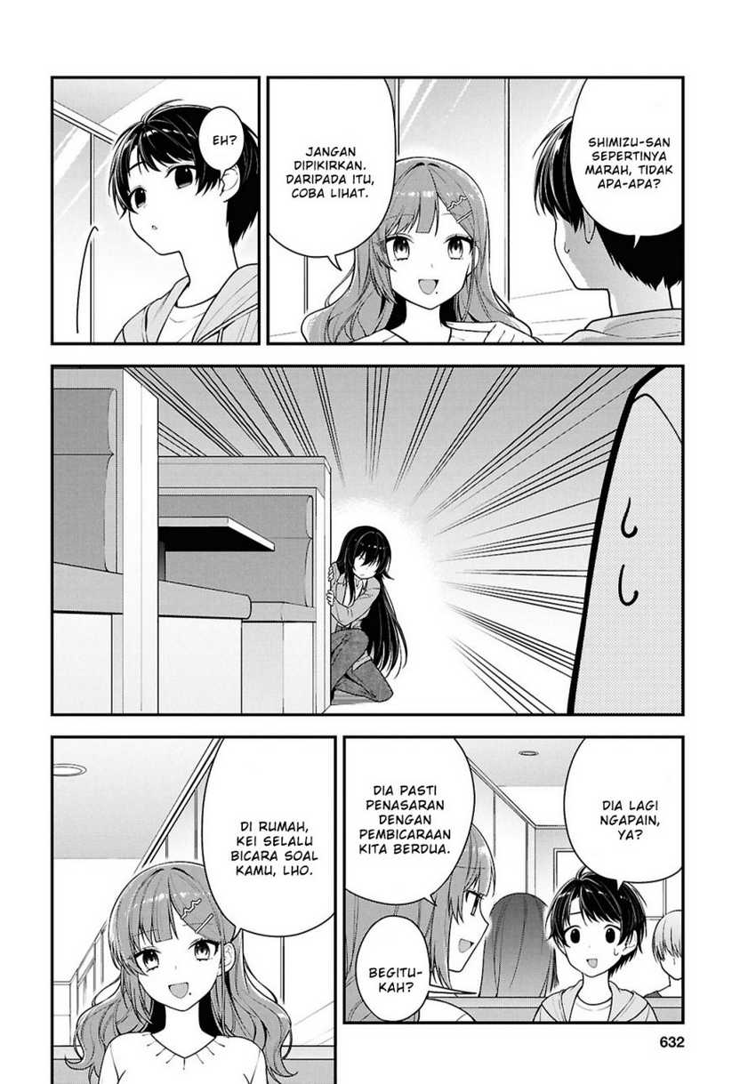 Tonari no Seki no Yankee Shimizu-san ga Kami o Kuroku Sometekita Chapter 5 Gambar 16