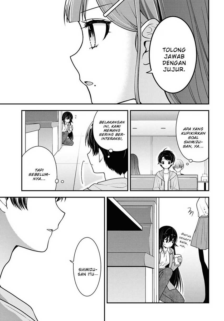 Tonari no Seki no Yankee Shimizu-san ga Kami o Kuroku Sometekita Chapter 5 Gambar 21