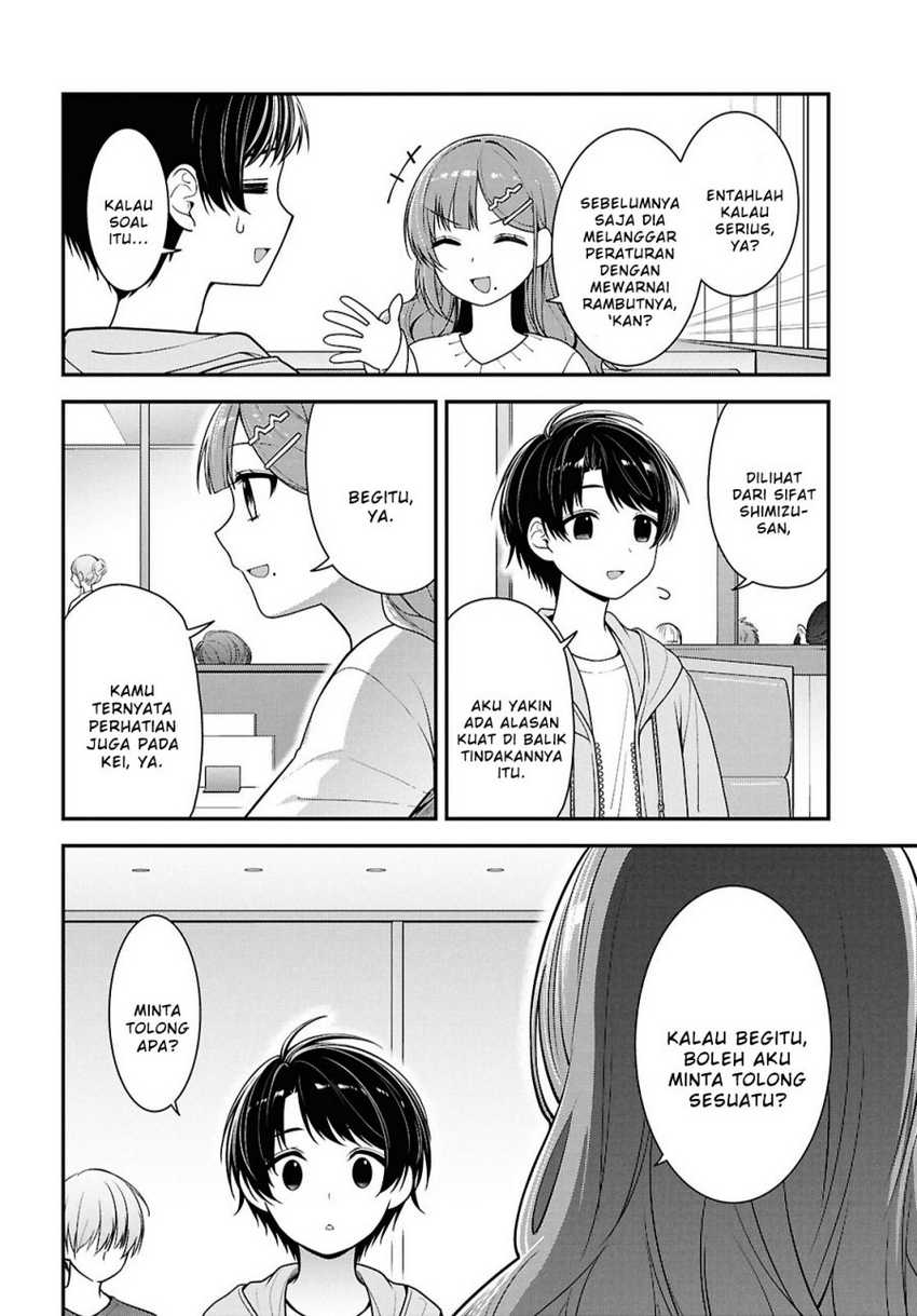 Tonari no Seki no Yankee Shimizu-san ga Kami o Kuroku Sometekita Chapter 5 Gambar 24