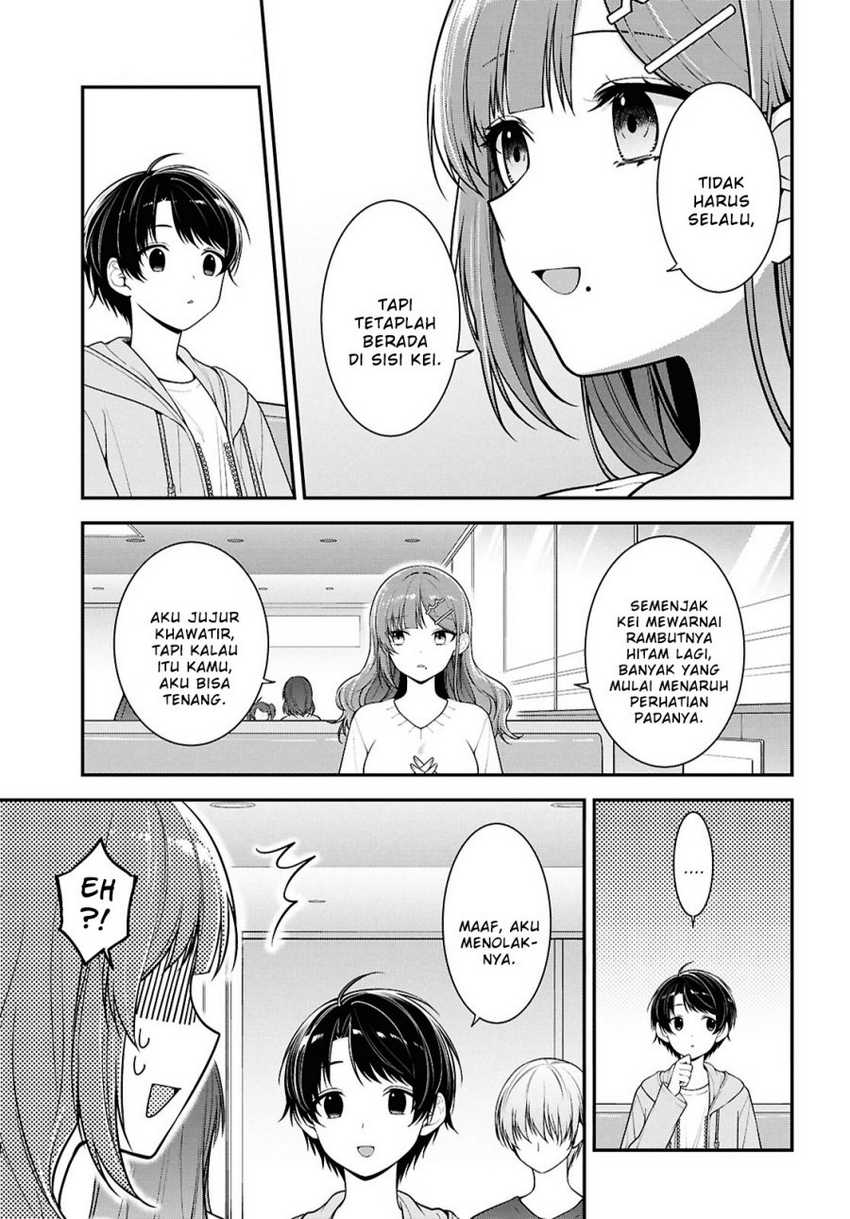 Tonari no Seki no Yankee Shimizu-san ga Kami o Kuroku Sometekita Chapter 5 Gambar 25