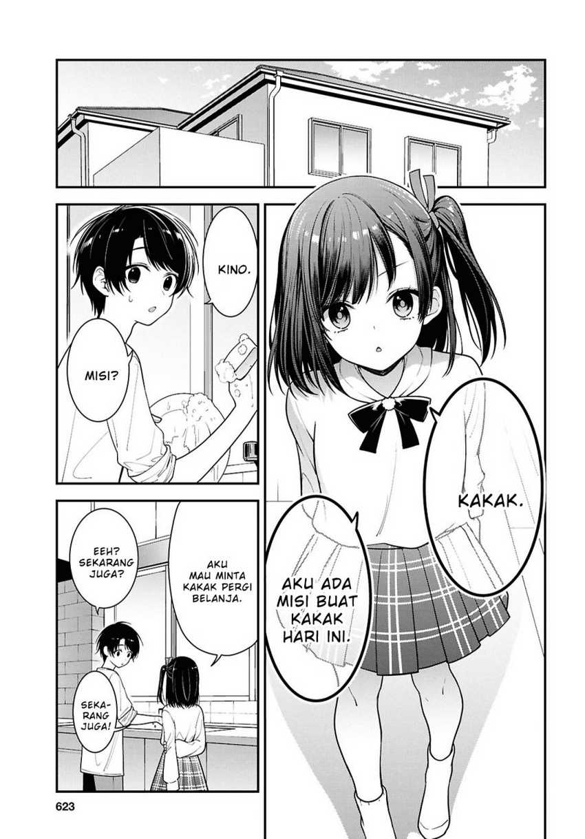 Tonari no Seki no Yankee Shimizu-san ga Kami o Kuroku Sometekita Chapter 5 Gambar 7