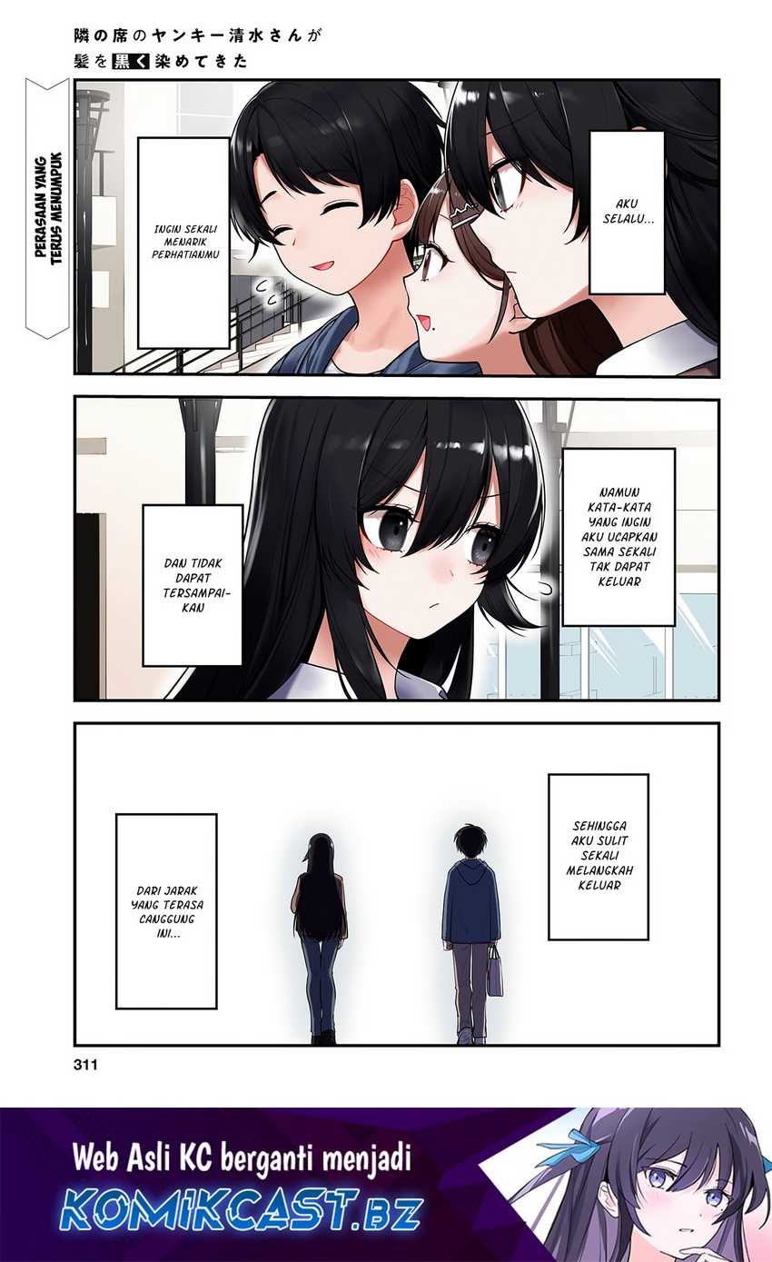 Baca  Tonari no Seki no Yankee Shimizu-san ga Kami o Kuroku Sometekita Chapter 6 Gambar 2