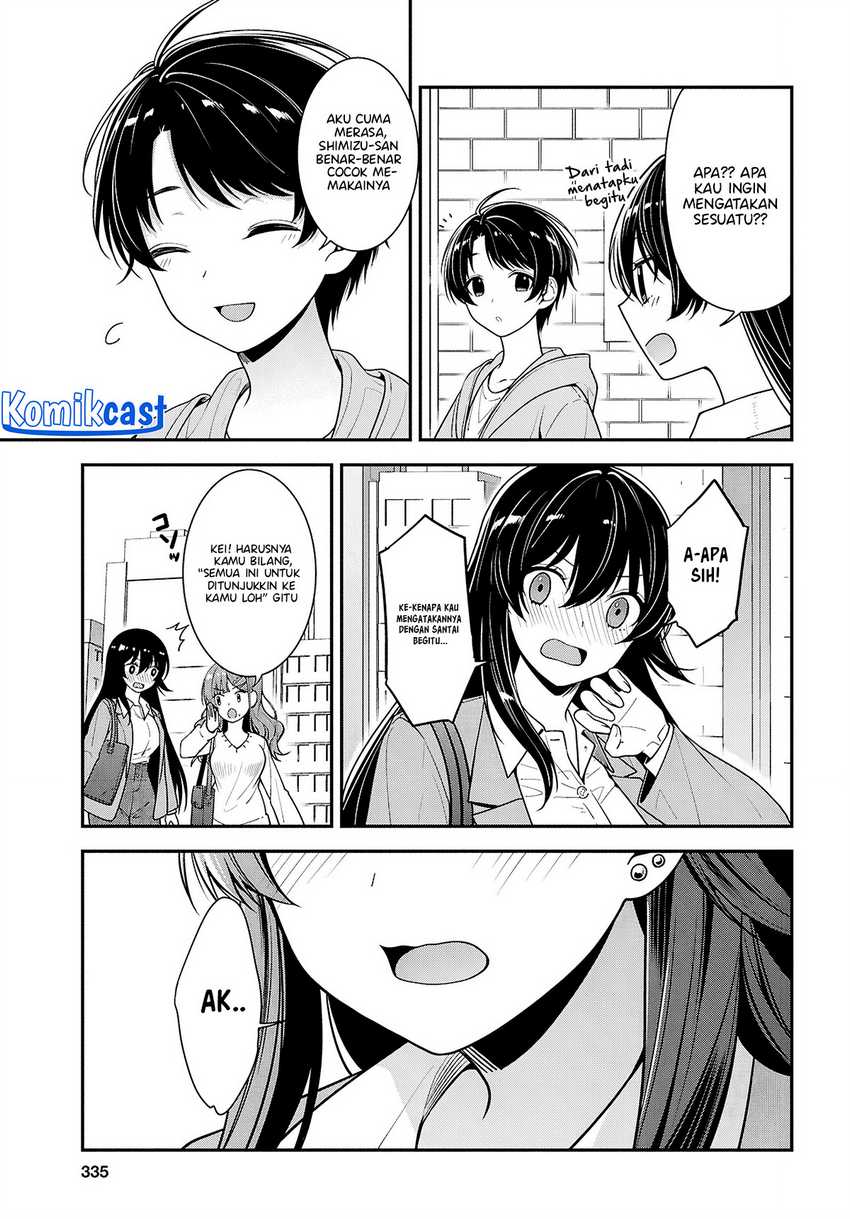 Tonari no Seki no Yankee Shimizu-san ga Kami o Kuroku Sometekita Chapter 6 Gambar 23