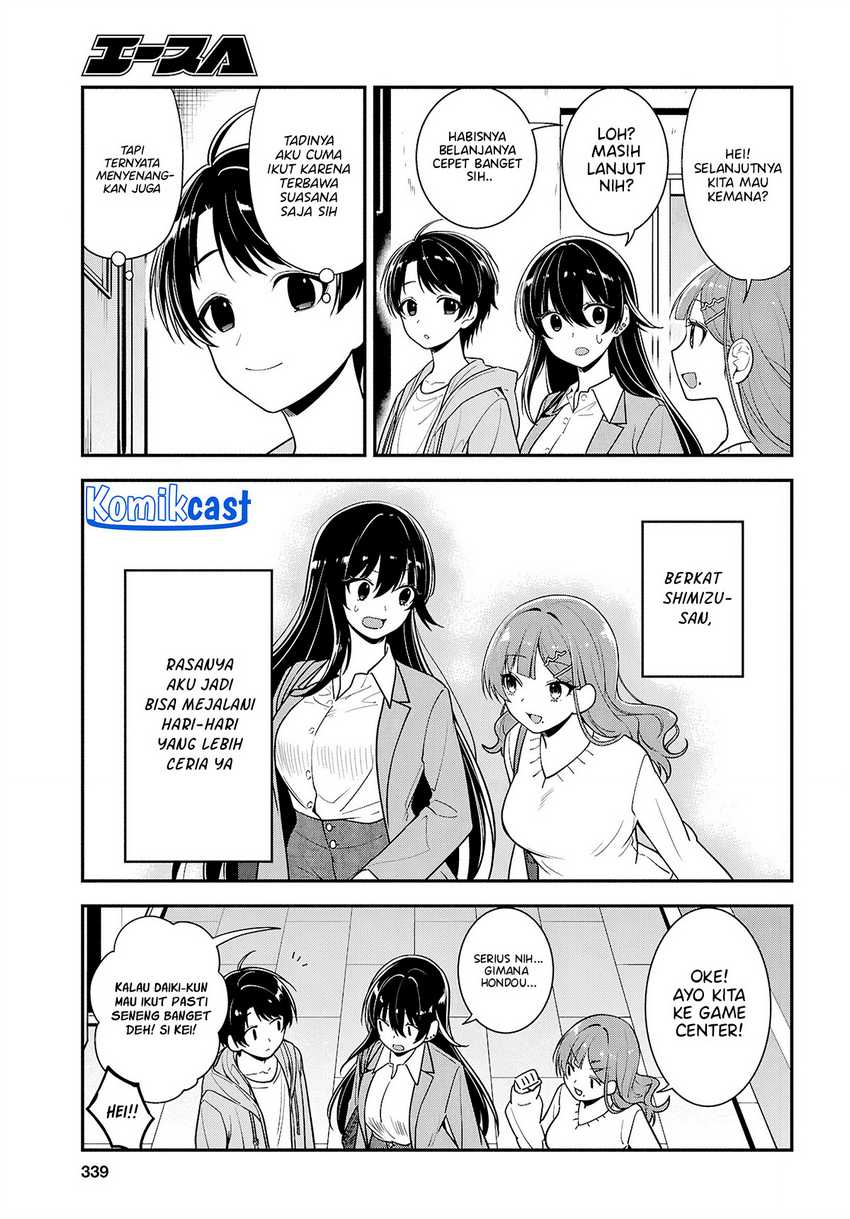 Tonari no Seki no Yankee Shimizu-san ga Kami o Kuroku Sometekita Chapter 6 Gambar 27