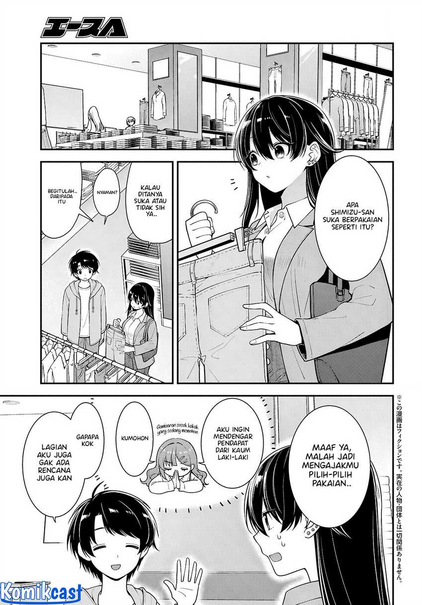 Tonari no Seki no Yankee Shimizu-san ga Kami o Kuroku Sometekita Chapter 6 Gambar 4