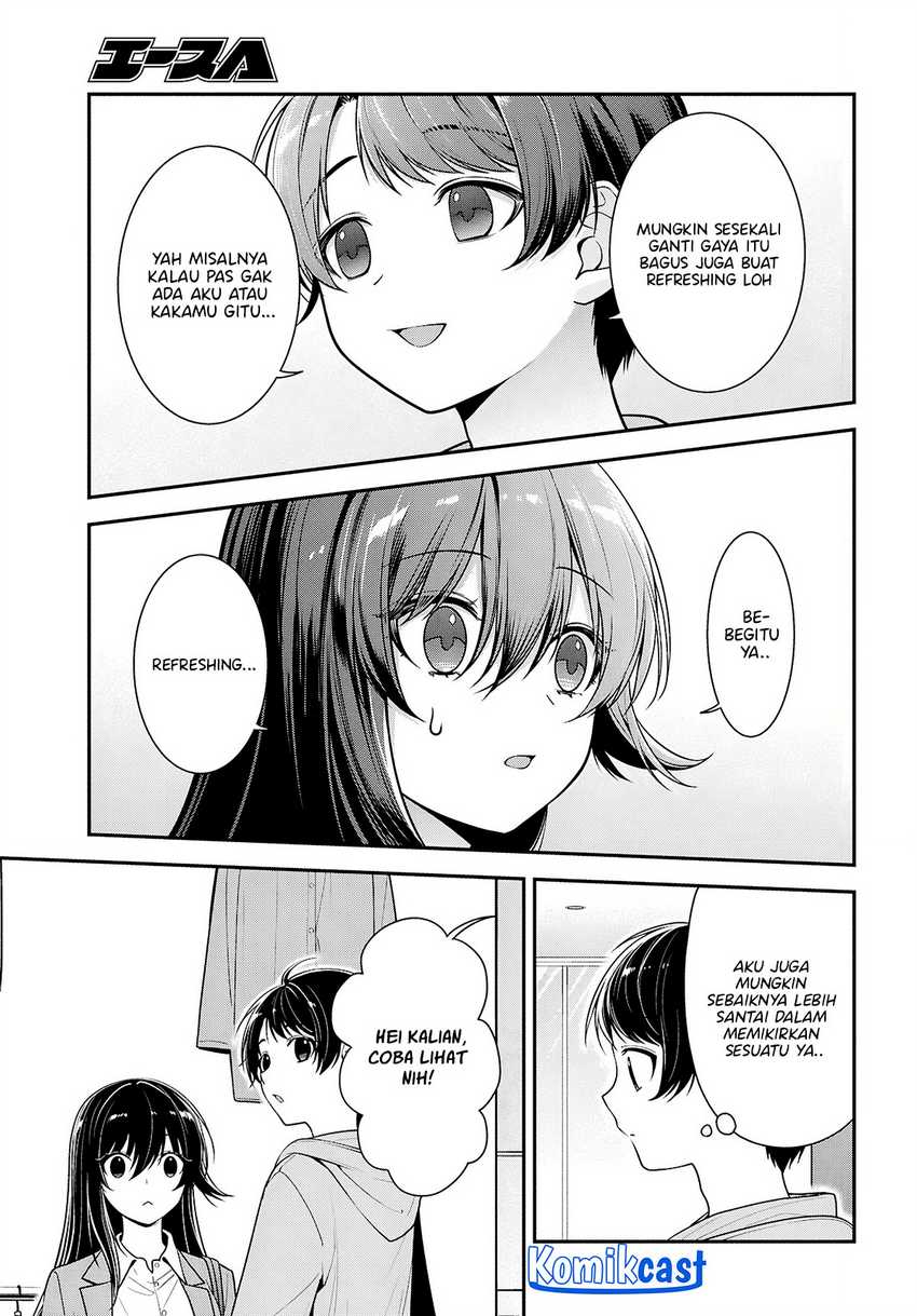 Tonari no Seki no Yankee Shimizu-san ga Kami o Kuroku Sometekita Chapter 6 Gambar 8