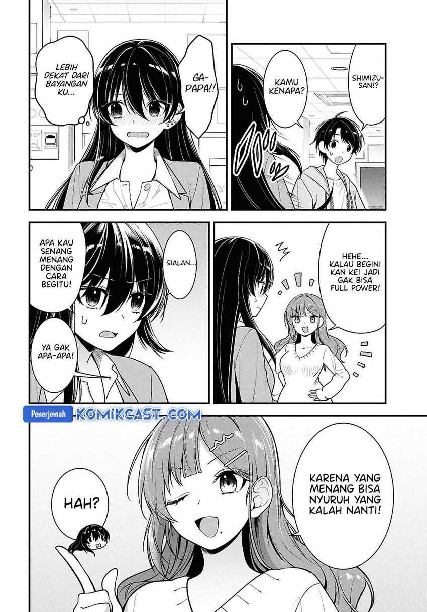 Tonari no Seki no Yankee Shimizu-san ga Kami o Kuroku Sometekita Chapter 7 Gambar 11