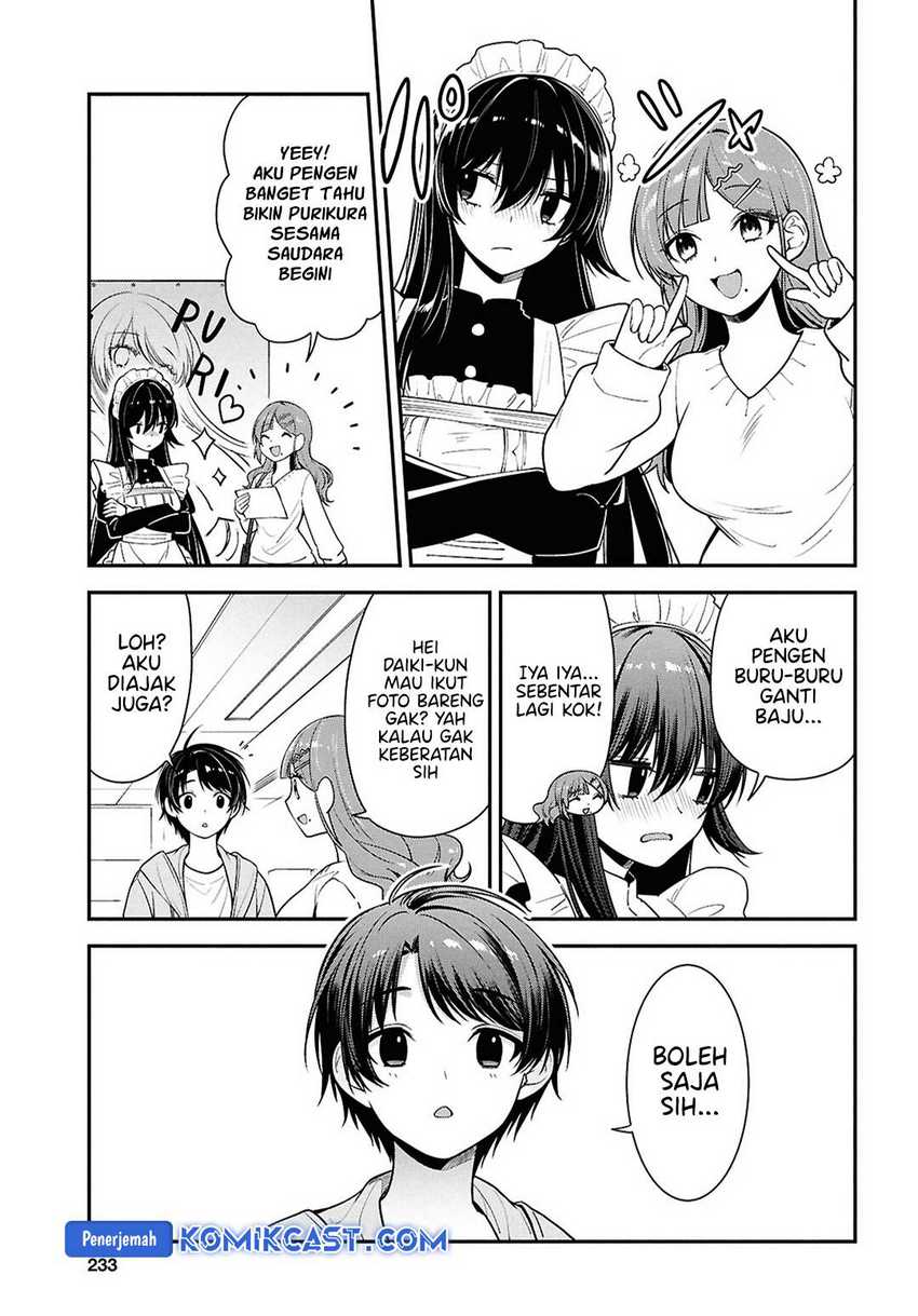 Tonari no Seki no Yankee Shimizu-san ga Kami o Kuroku Sometekita Chapter 7 Gambar 23