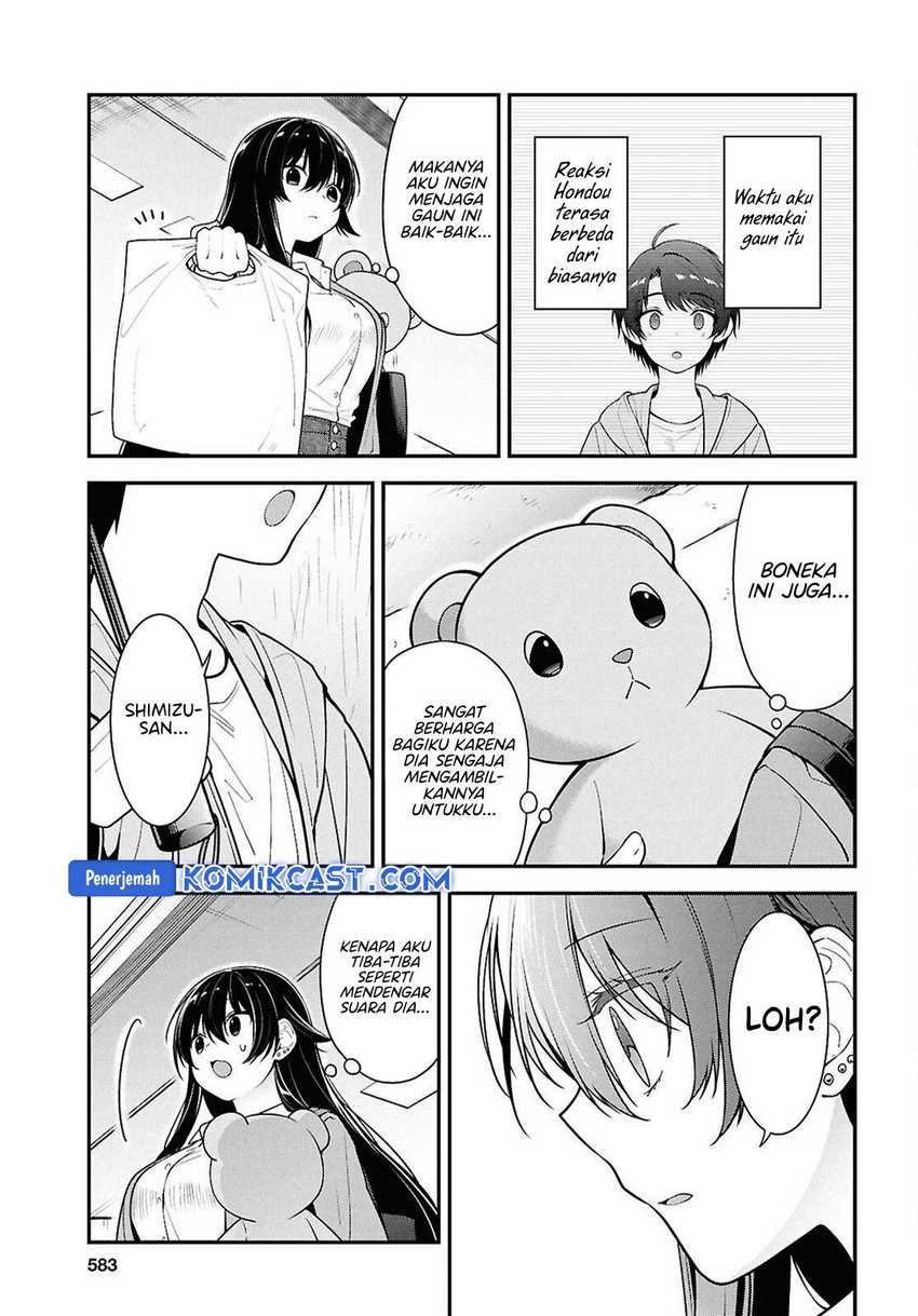 Tonari no Seki no Yankee Shimizu-san ga Kami o Kuroku Sometekita Chapter 8 Gambar 10