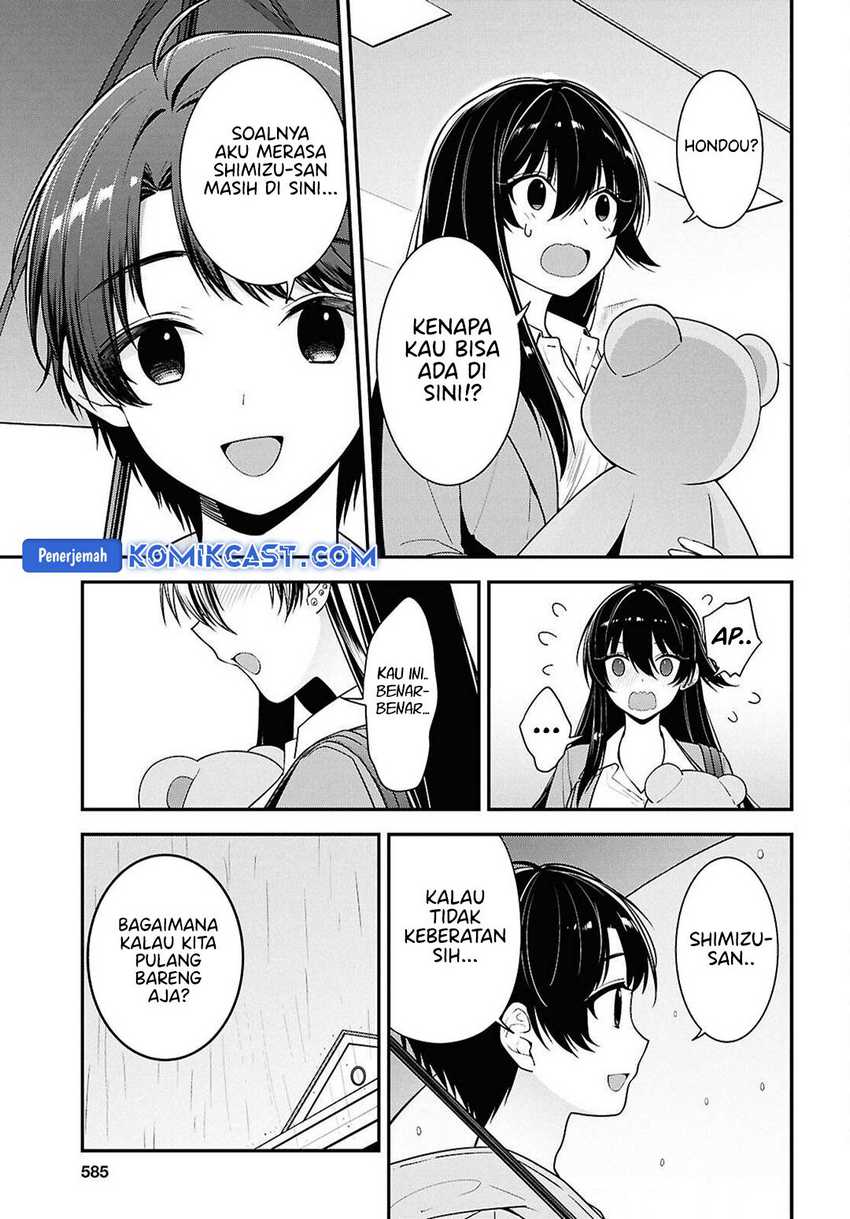 Tonari no Seki no Yankee Shimizu-san ga Kami o Kuroku Sometekita Chapter 8 Gambar 12