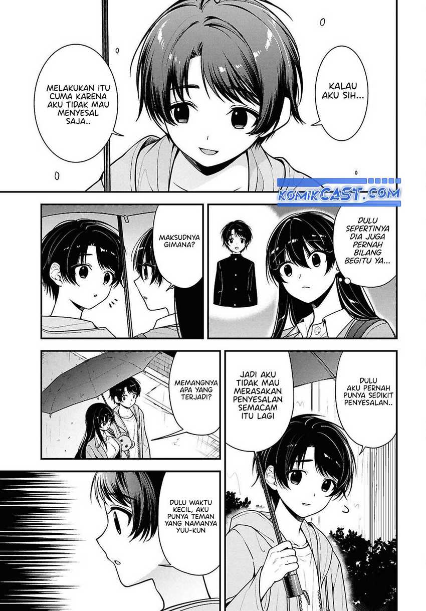 Tonari no Seki no Yankee Shimizu-san ga Kami o Kuroku Sometekita Chapter 8 Gambar 16