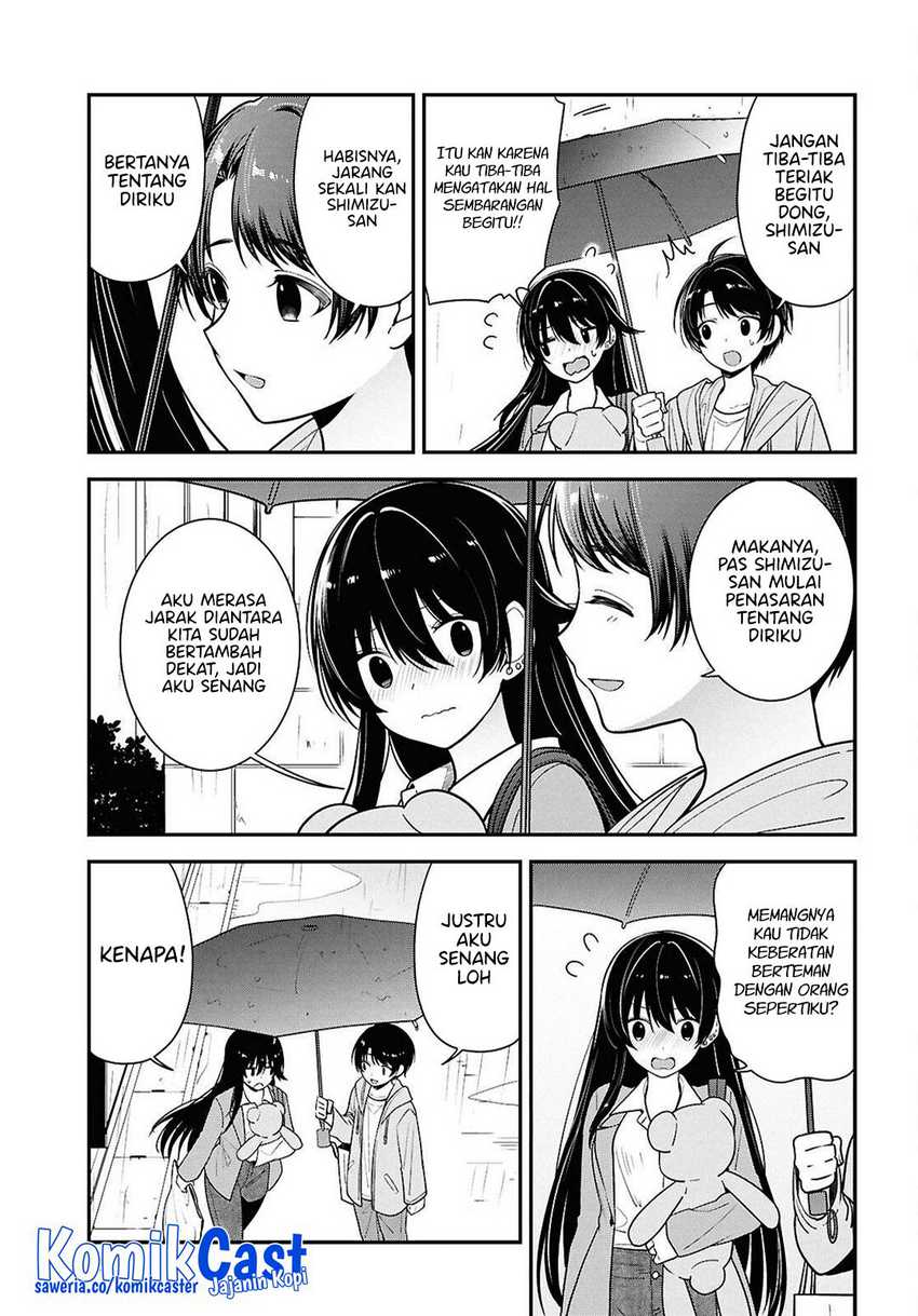 Tonari no Seki no Yankee Shimizu-san ga Kami o Kuroku Sometekita Chapter 8 Gambar 24