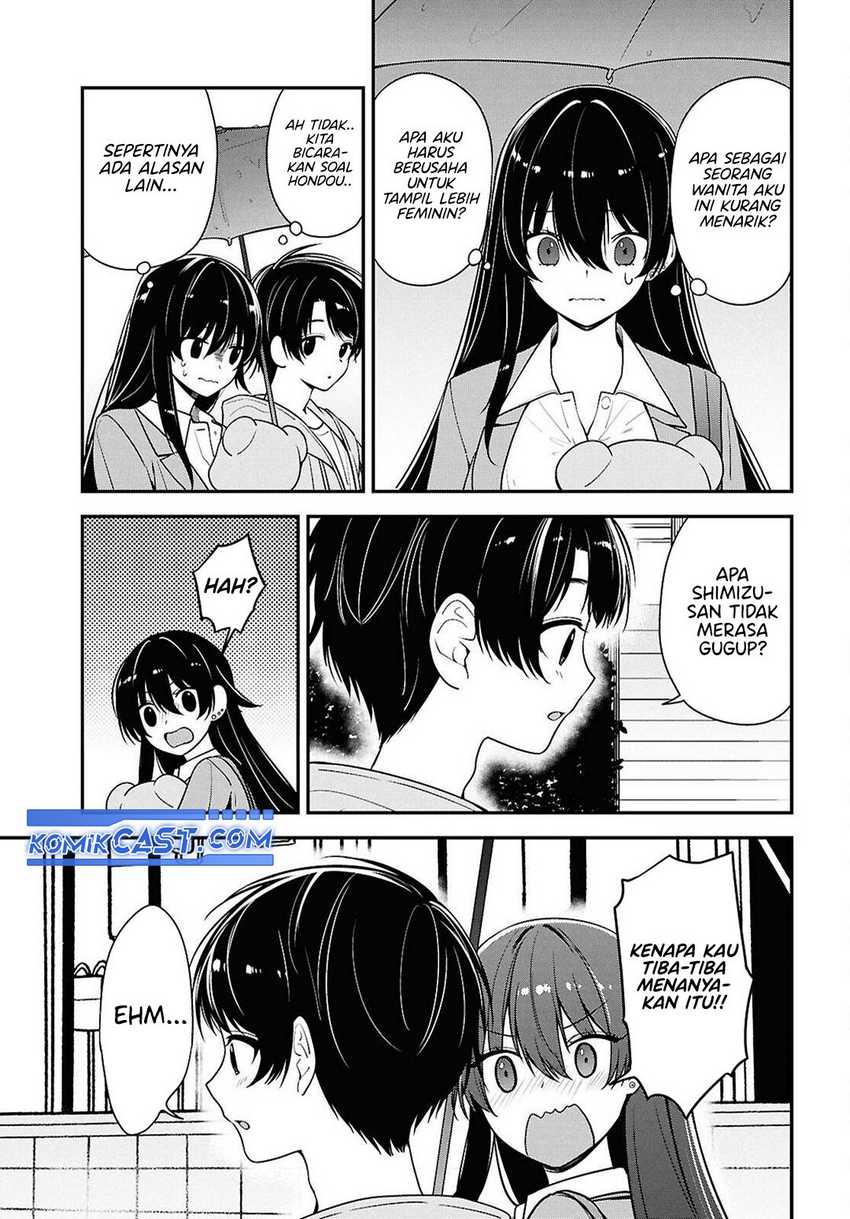 Tonari no Seki no Yankee Shimizu-san ga Kami o Kuroku Sometekita Chapter 8 Gambar 29