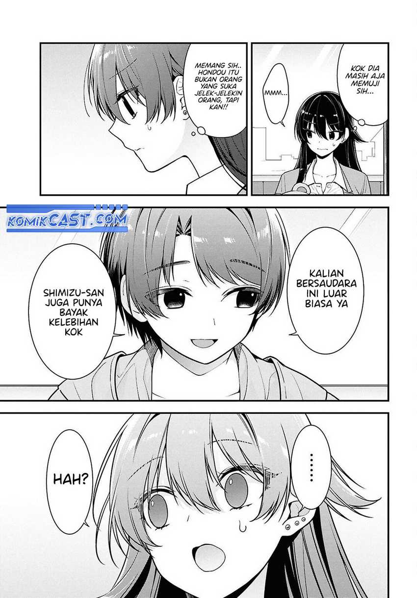 Tonari no Seki no Yankee Shimizu-san ga Kami o Kuroku Sometekita Chapter 8 Gambar 6