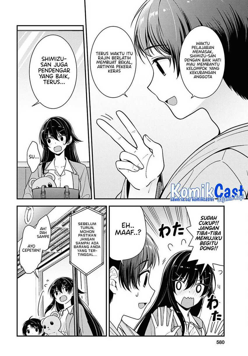 Tonari no Seki no Yankee Shimizu-san ga Kami o Kuroku Sometekita Chapter 8 Gambar 7