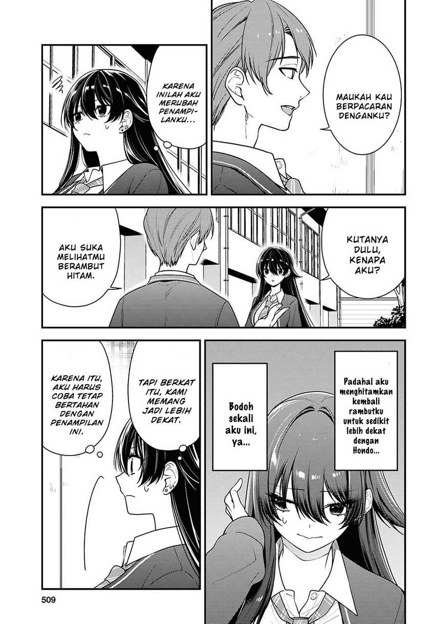 Tonari no Seki no Yankee Shimizu-san ga Kami o Kuroku Sometekita Chapter 9 Gambar 11