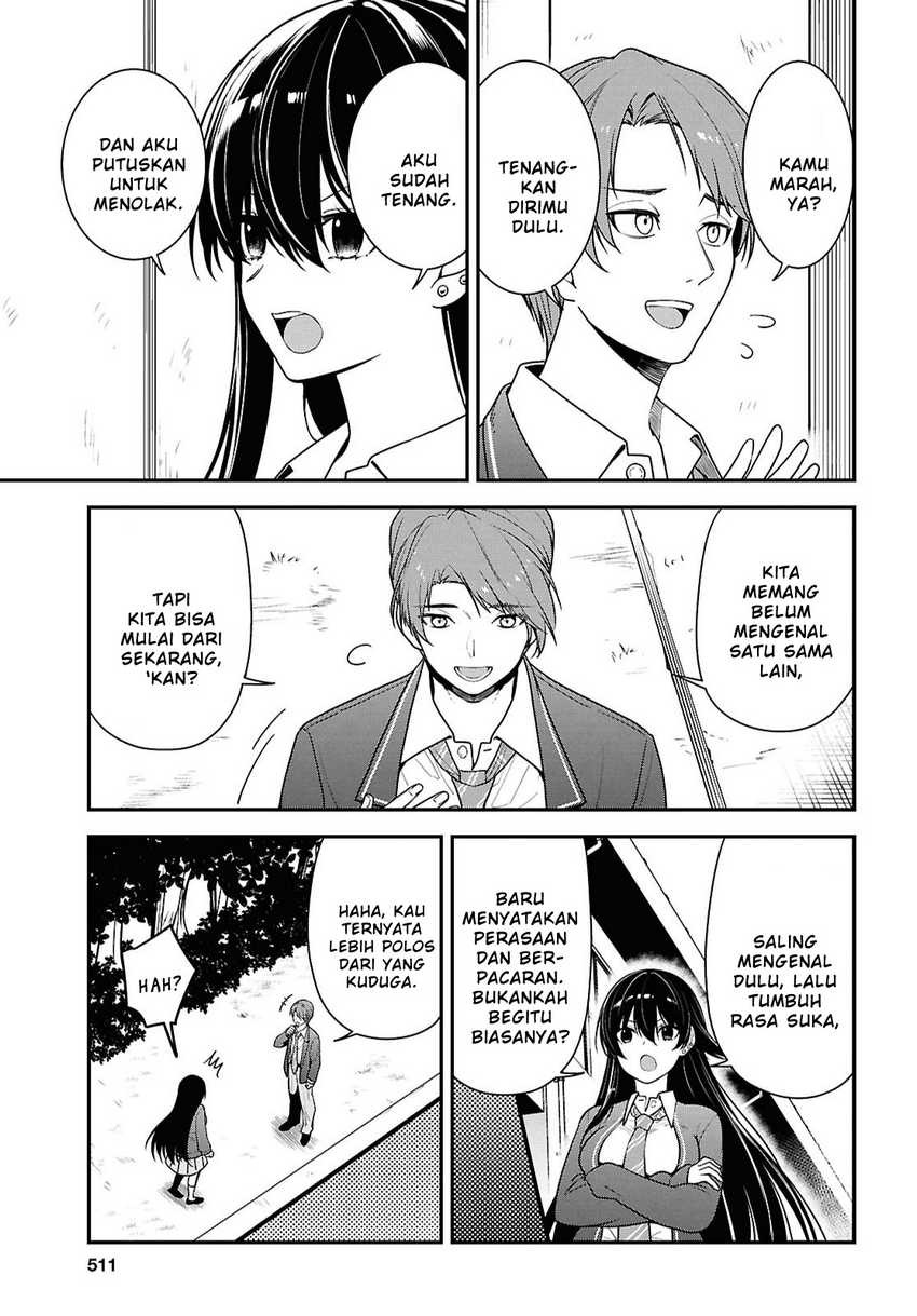 Tonari no Seki no Yankee Shimizu-san ga Kami o Kuroku Sometekita Chapter 9 Gambar 13
