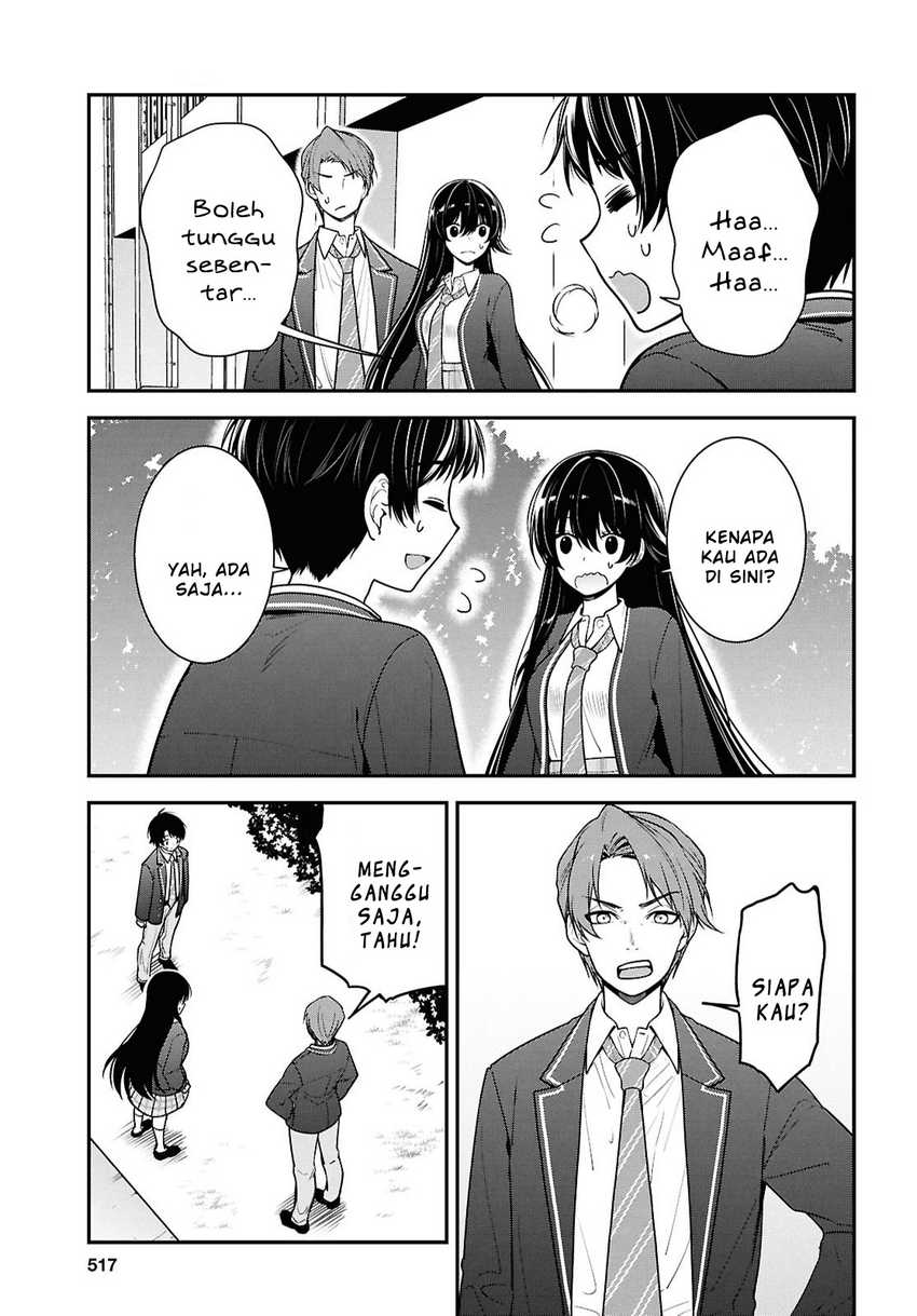 Tonari no Seki no Yankee Shimizu-san ga Kami o Kuroku Sometekita Chapter 9 Gambar 18