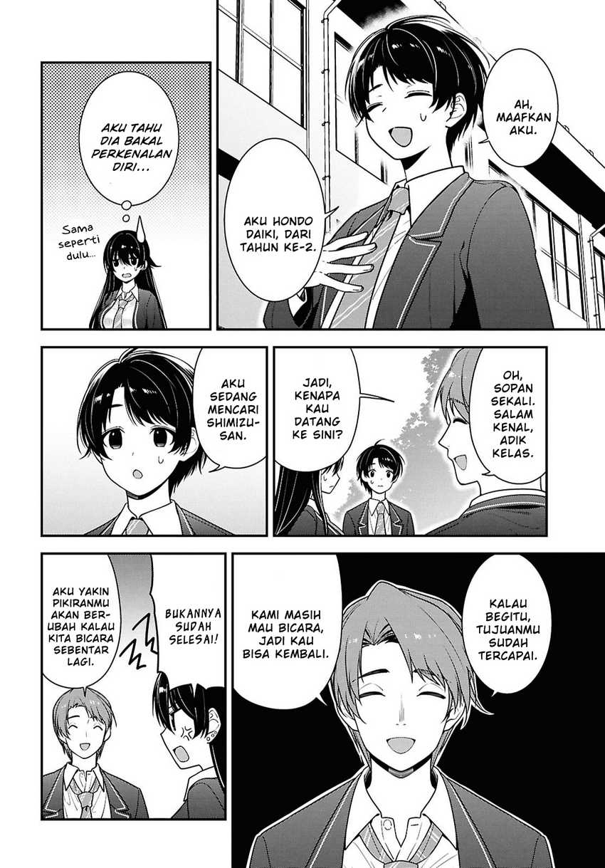 Tonari no Seki no Yankee Shimizu-san ga Kami o Kuroku Sometekita Chapter 9 Gambar 19