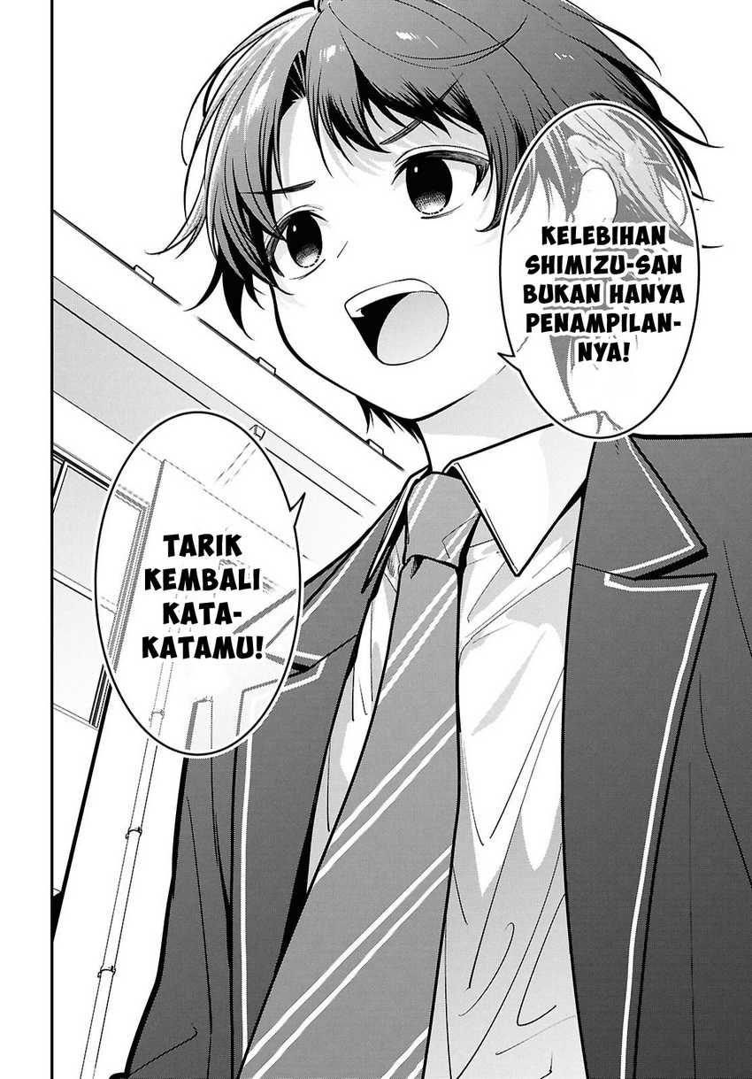 Tonari no Seki no Yankee Shimizu-san ga Kami o Kuroku Sometekita Chapter 9 Gambar 21
