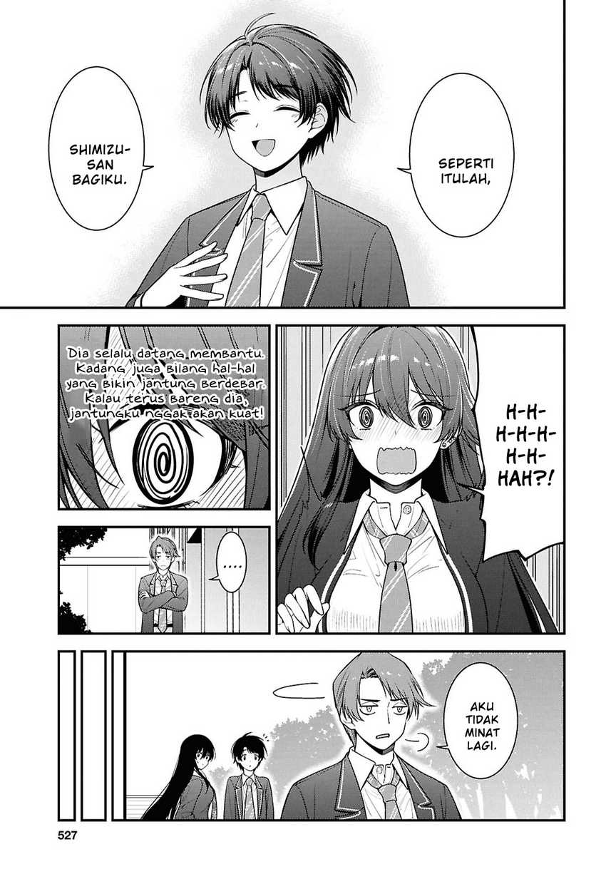 Tonari no Seki no Yankee Shimizu-san ga Kami o Kuroku Sometekita Chapter 9 Gambar 27