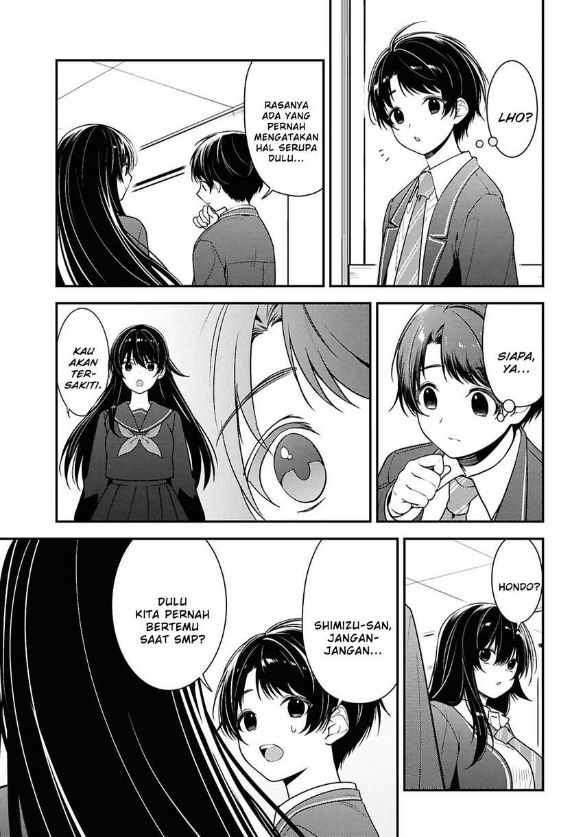 Tonari no Seki no Yankee Shimizu-san ga Kami o Kuroku Sometekita Chapter 9 Gambar 29