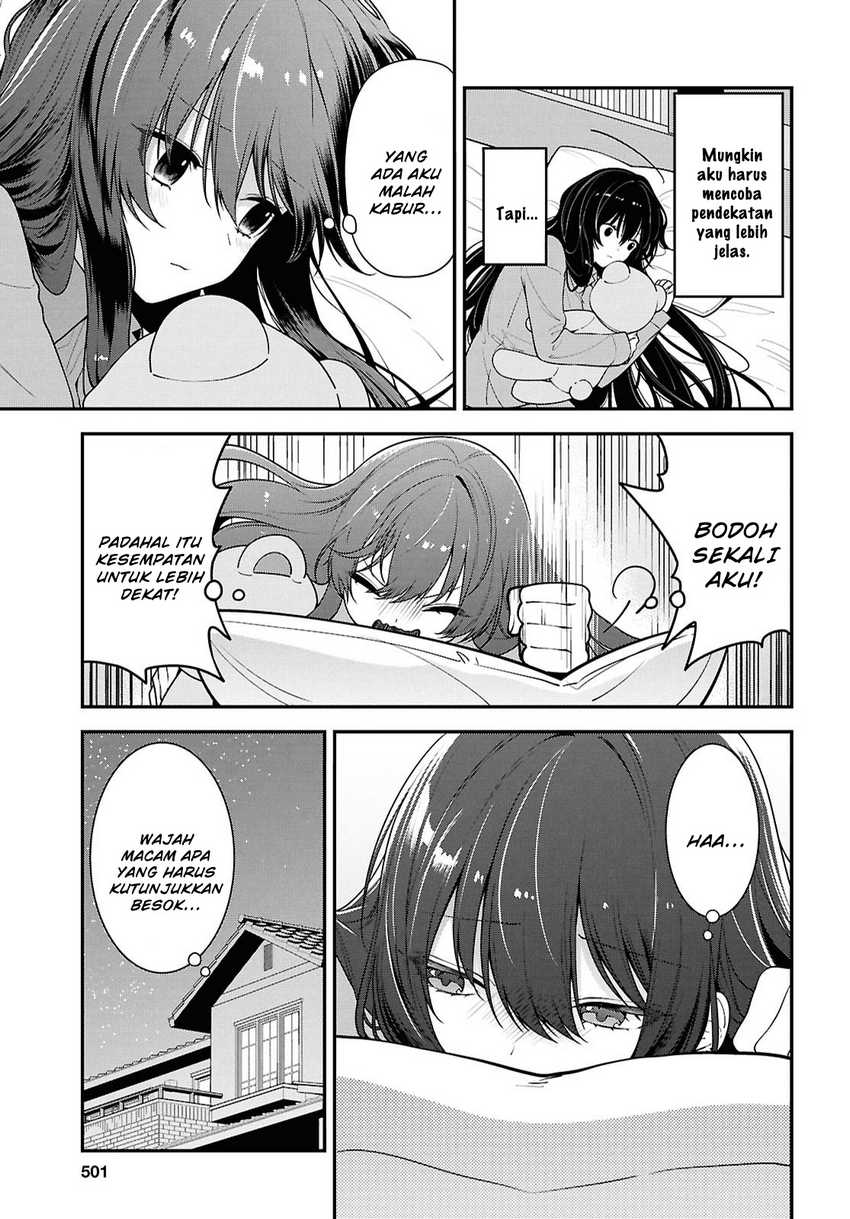 Tonari no Seki no Yankee Shimizu-san ga Kami o Kuroku Sometekita Chapter 9 Gambar 3