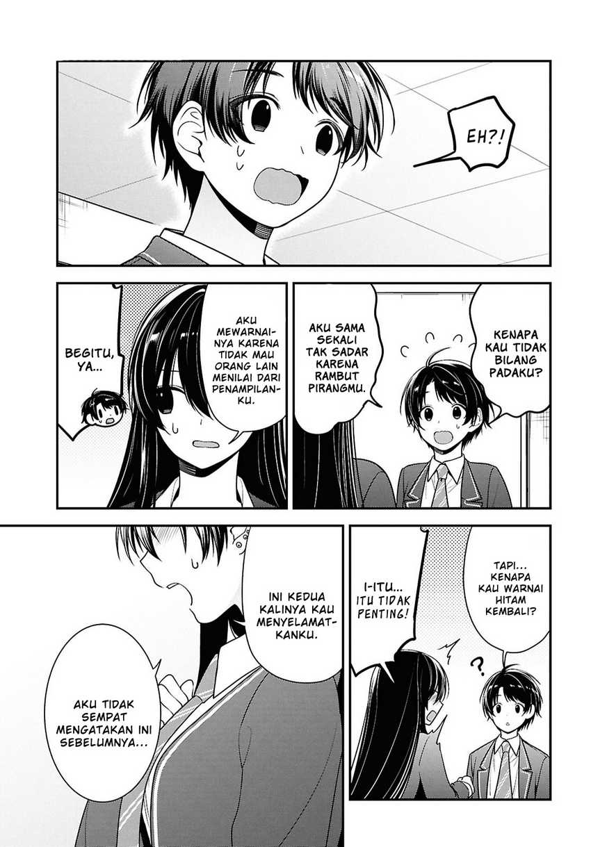 Tonari no Seki no Yankee Shimizu-san ga Kami o Kuroku Sometekita Chapter 9 Gambar 31