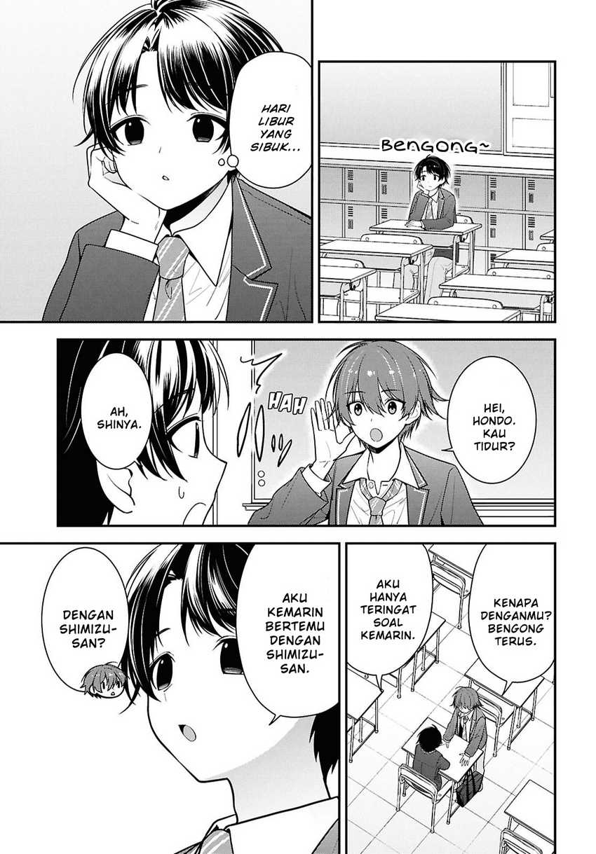 Tonari no Seki no Yankee Shimizu-san ga Kami o Kuroku Sometekita Chapter 9 Gambar 5