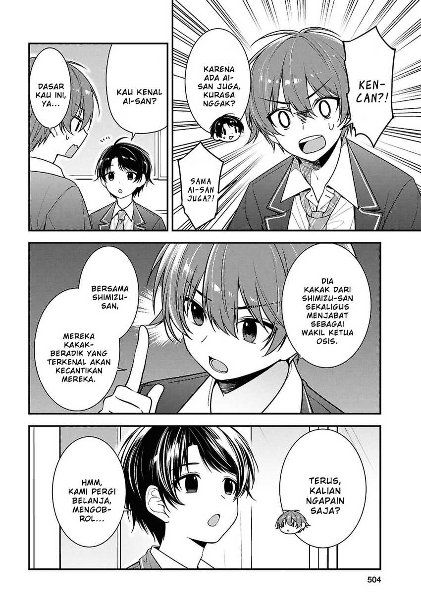 Tonari no Seki no Yankee Shimizu-san ga Kami o Kuroku Sometekita Chapter 9 Gambar 6