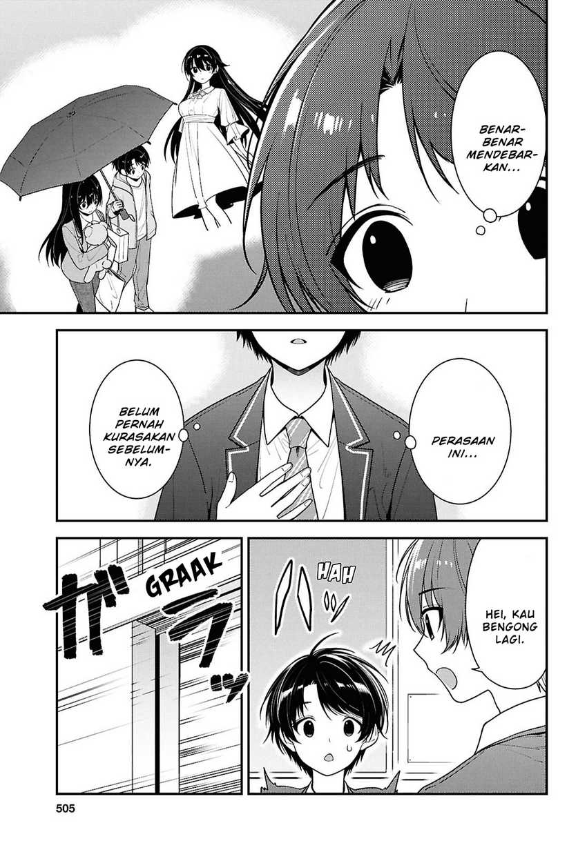 Tonari no Seki no Yankee Shimizu-san ga Kami o Kuroku Sometekita Chapter 9 Gambar 7