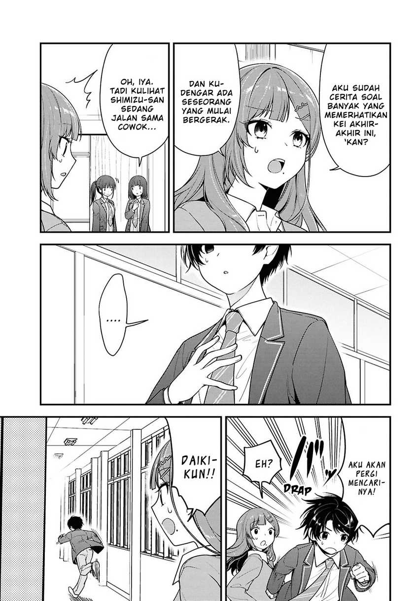 Tonari no Seki no Yankee Shimizu-san ga Kami o Kuroku Sometekita Chapter 9 Gambar 9