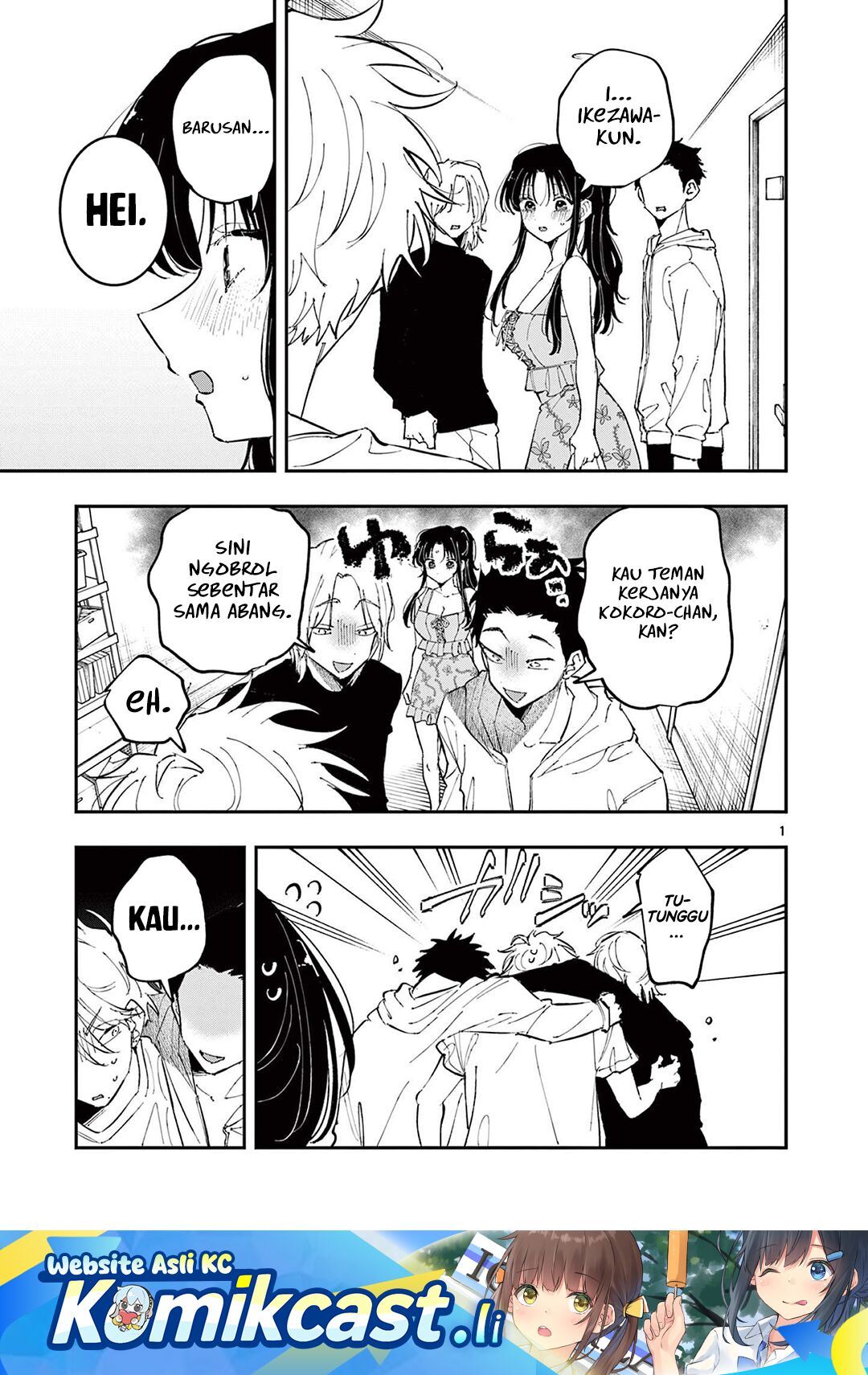 Baca Komik Tonari no Seki no Yatsu ga Souiu Me de Mitekuru Chapter 67 Gambar 1