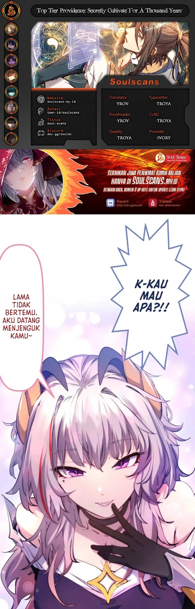 Baca Komik Top Tier Providence: Secretly Cultivate for a Thousand Years Chapter 225 Gambar 1
