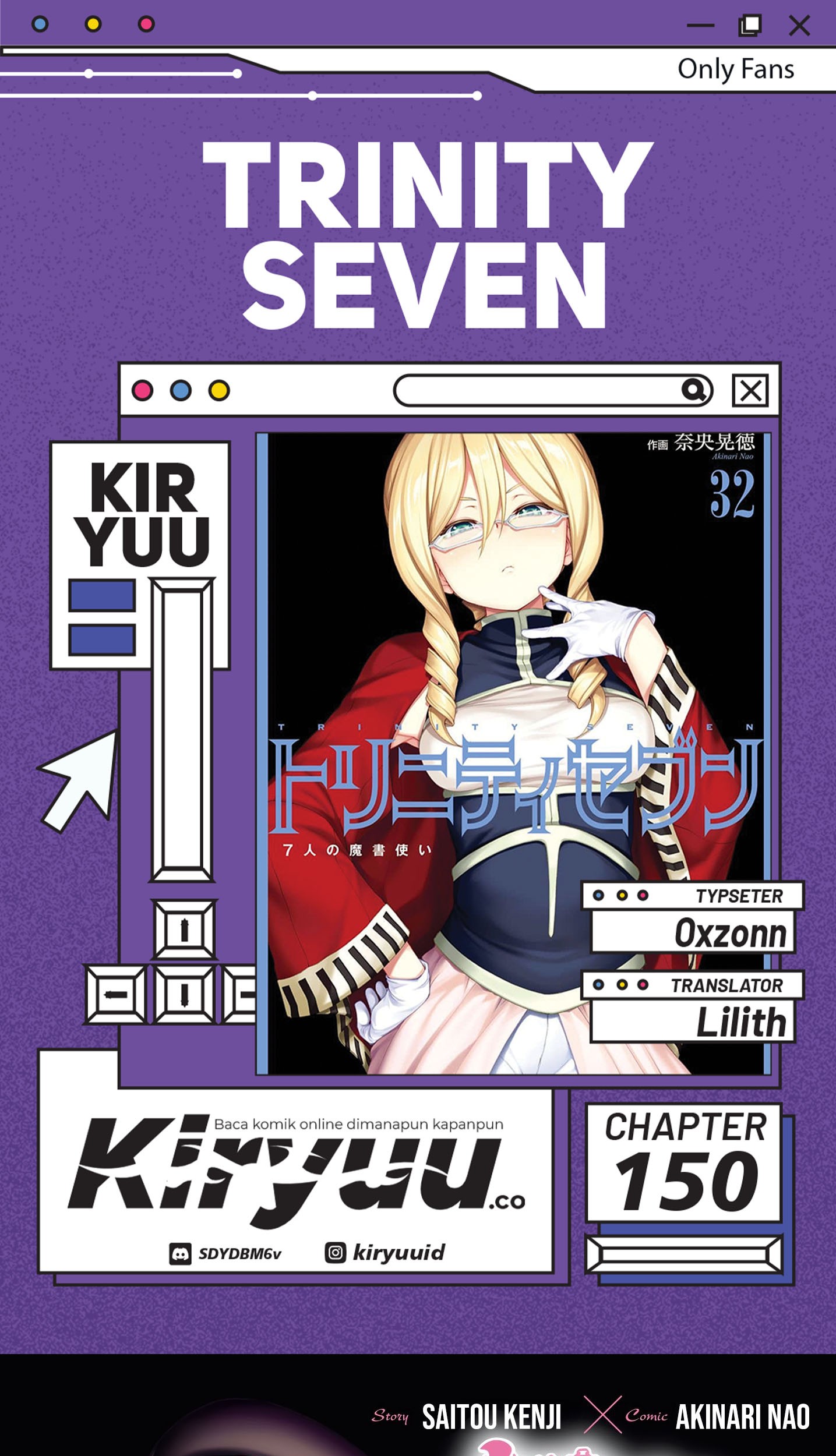 Baca Komik Trinity Seven Chapter 150 Gambar 1