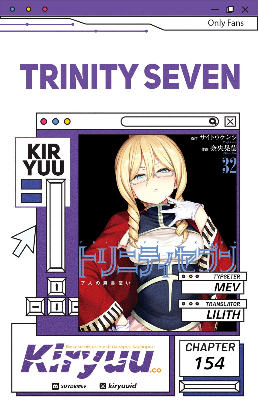 Baca Komik Trinity Seven Chapter 154 Gambar 1