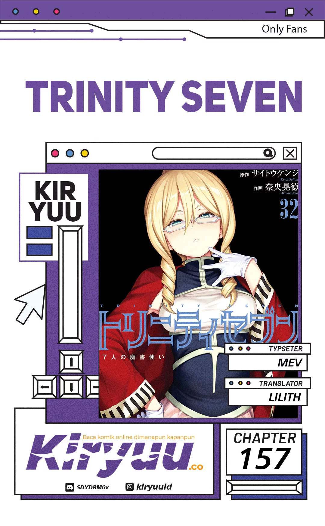 Baca Komik Trinity Seven Chapter 157 Gambar 1