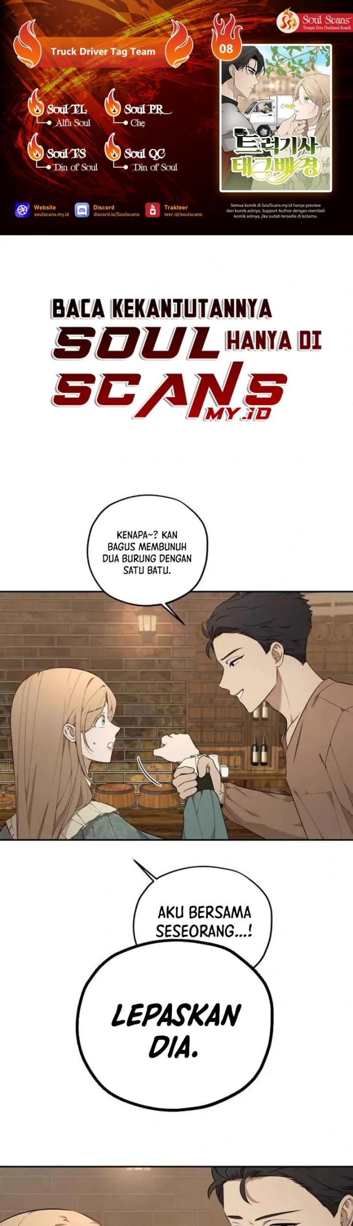 Baca Komik Truck Driver Tag Team Match Chapter 8 Gambar 1