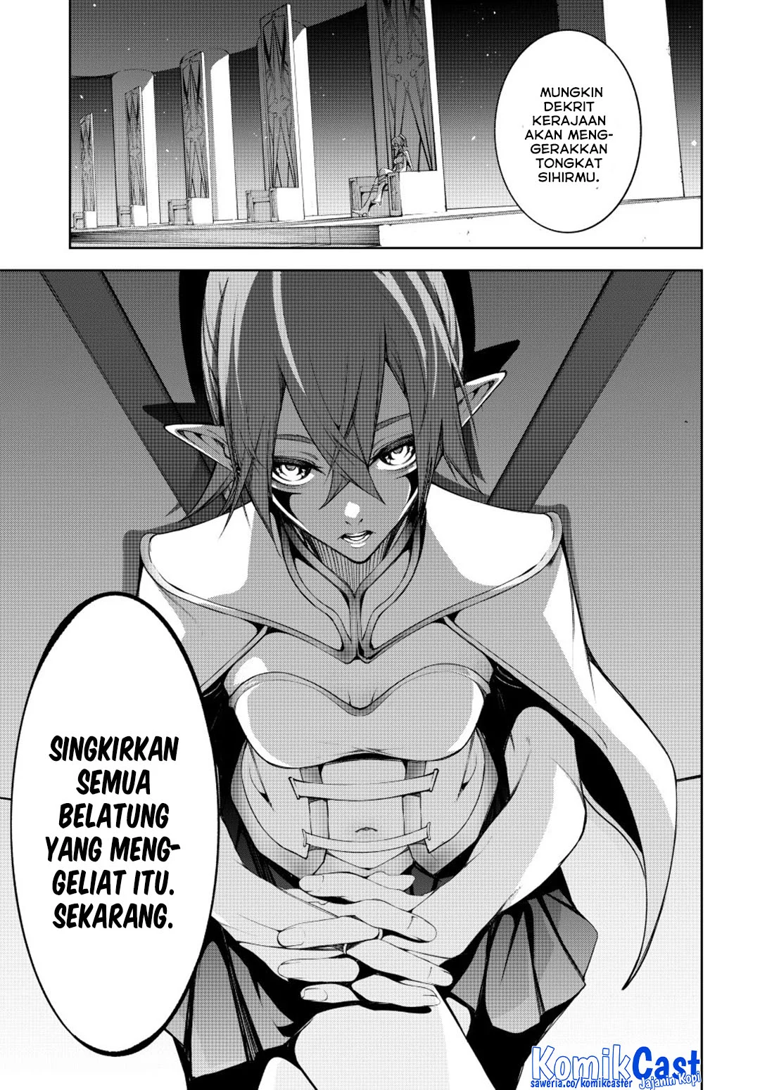 Tsue to Tsurugi no Wistoria Chapter 55 Gambar 25