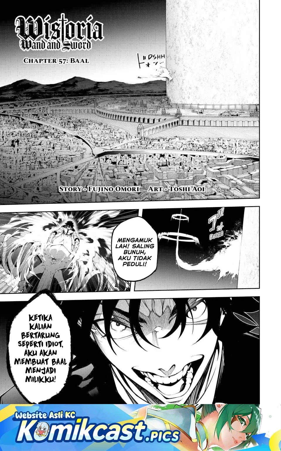 Baca Komik Tsue to Tsurugi no Wistoria Chapter 57 Gambar 1