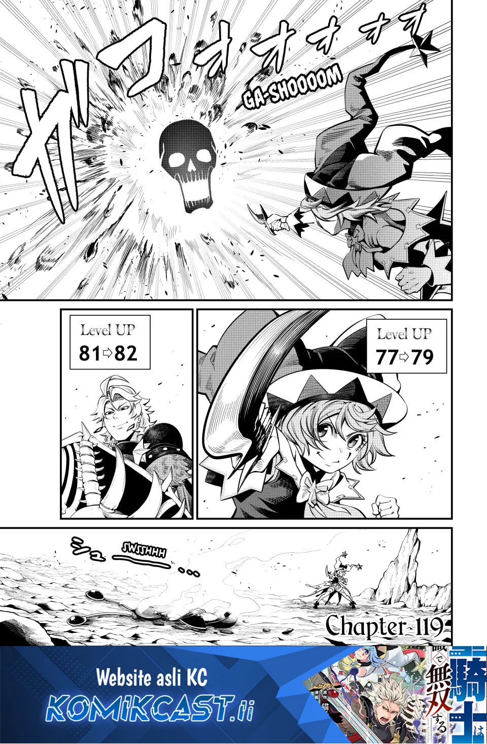 Baca Komik Tsuihou Sareta Tenshou Juu Kishi wa Game Chishiki de Musou Suru Chapter 119 Gambar 1