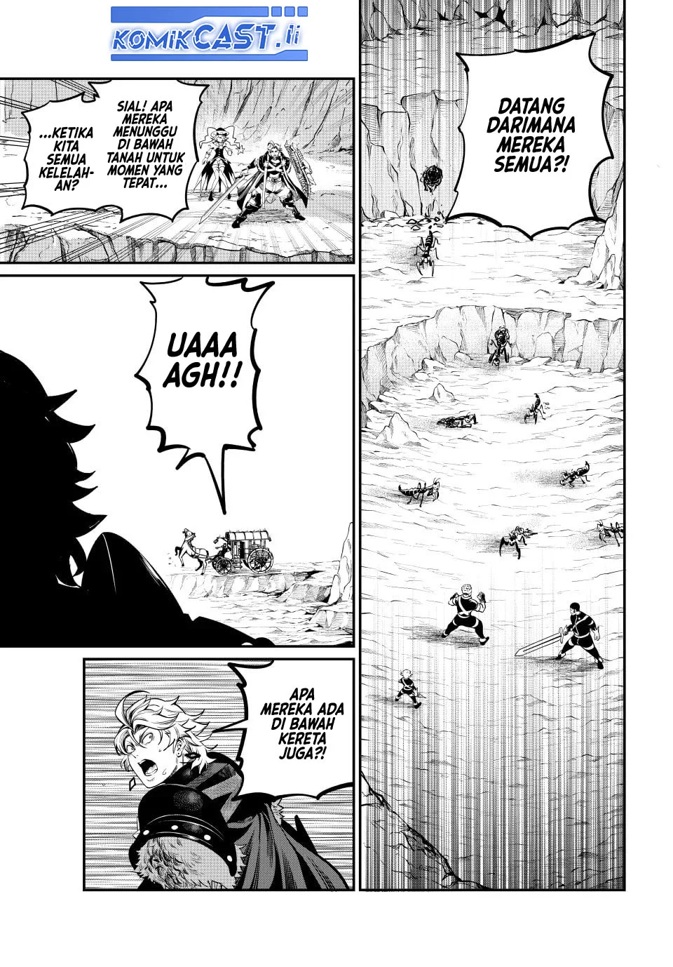 Tsuihou Sareta Tenshou Juu Kishi wa Game Chishiki de Musou Suru Chapter 120 Gambar 3