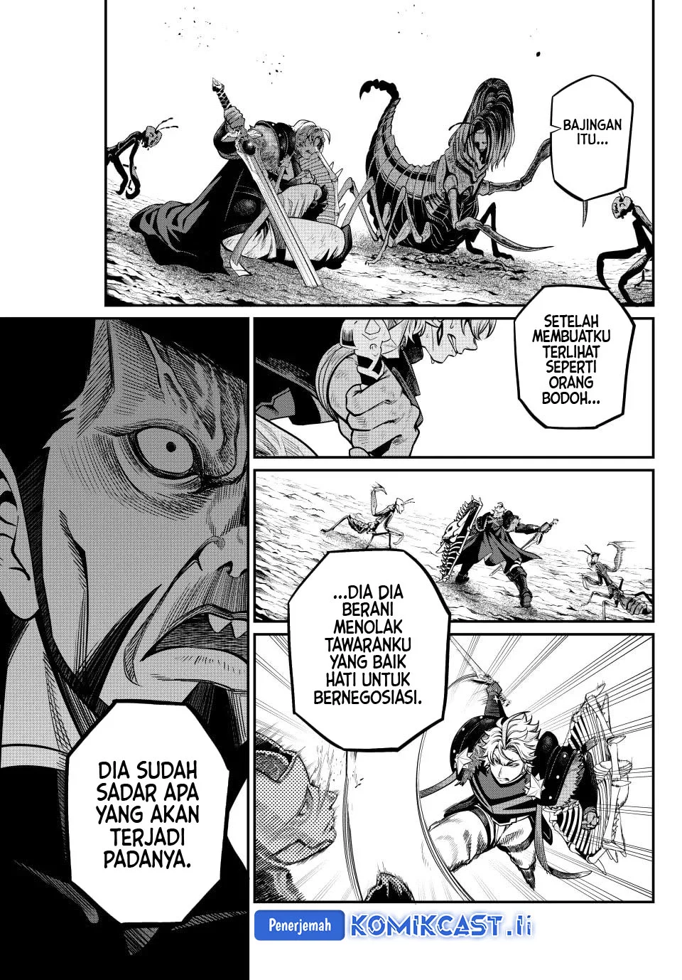 Tsuihou Sareta Tenshou Juu Kishi wa Game Chishiki de Musou Suru Chapter 121 Gambar 5