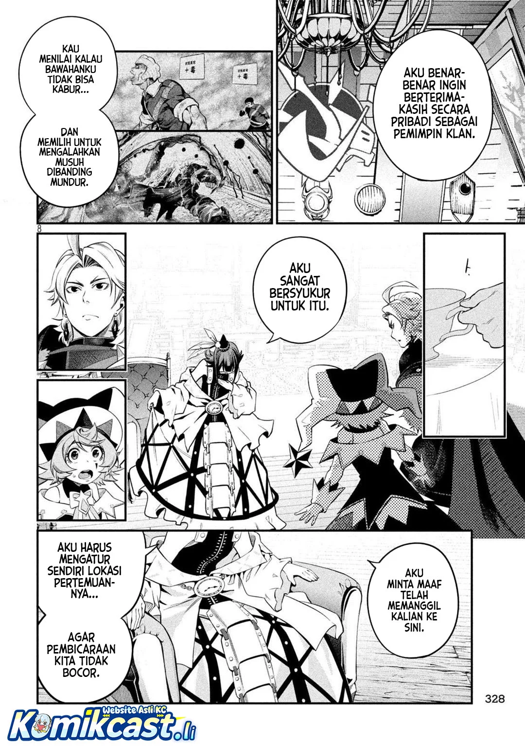 Tsuihou Sareta Tenshou Juu Kishi wa Game Chishiki de Musou Suru Chapter 127 Gambar 8