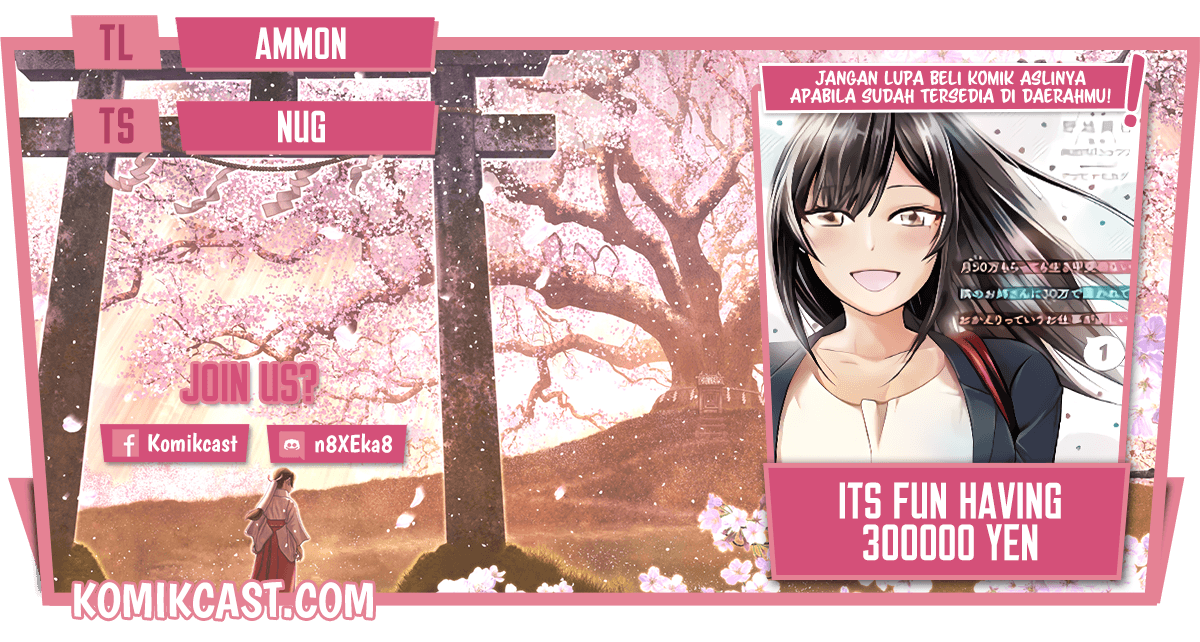 Baca Komik Tsuki 50-man moratte mo Ikigai no nai Tonari no Onee-san ni 30-man de Yatowarete “Okaeri” tte Iu Oshigoto ga Tanoshii Chapter 16.2 Gambar 1