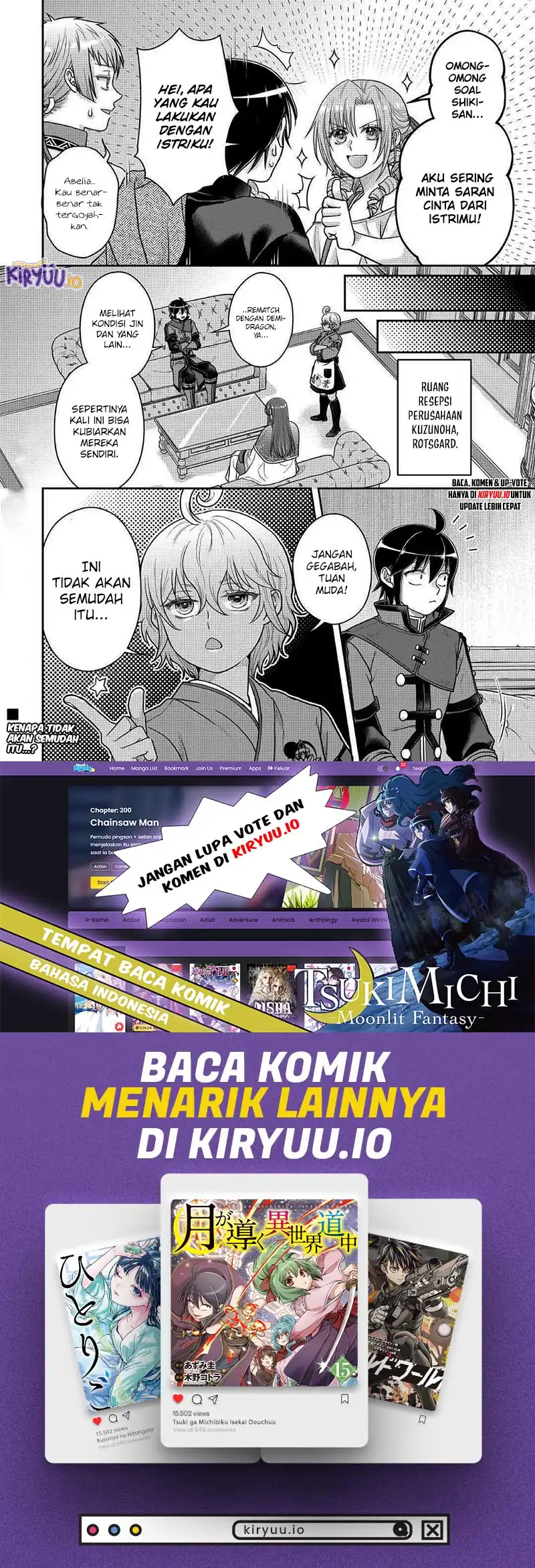 Tsuki ga Michibiku Isekai Douchuu Chapter 109 Gambar 30