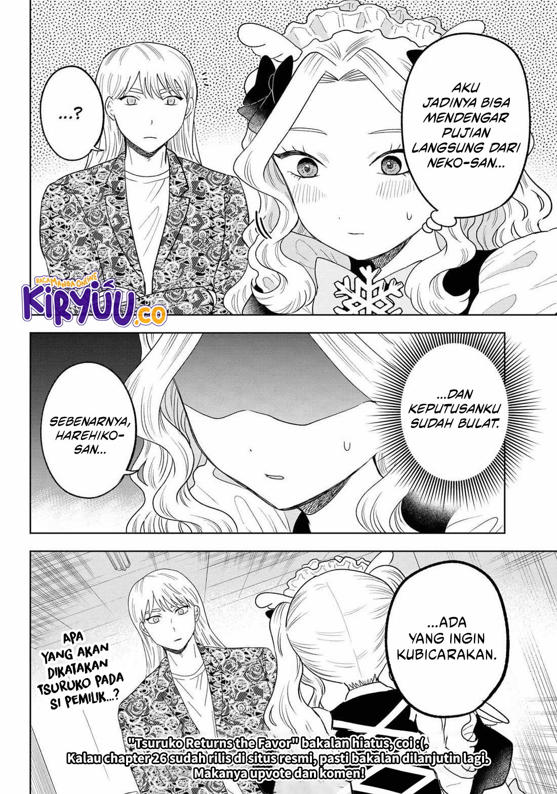 Tsuruko Returns the Favor Chapter 25 Gambar 22