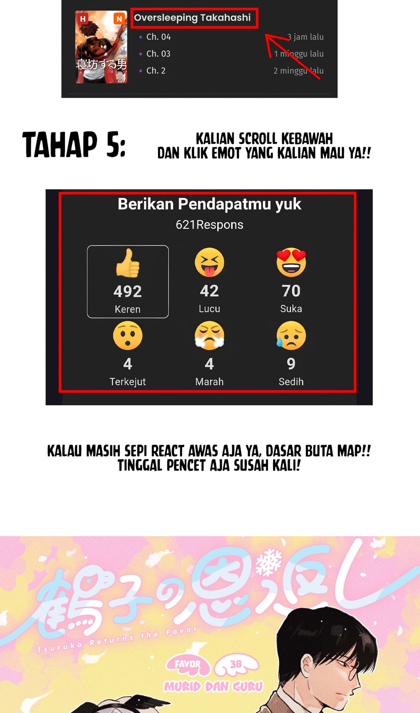 Tsuruko Returns the Favor Chapter 38 Gambar 3